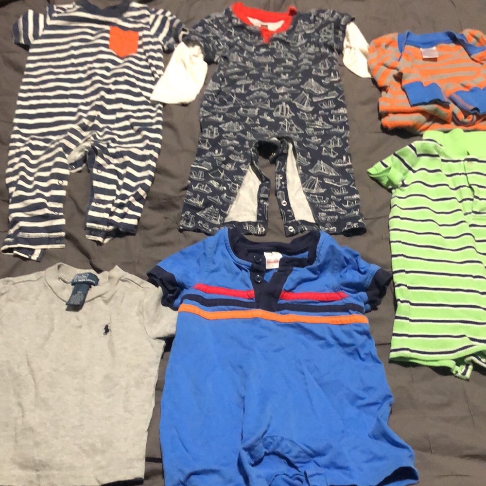 Lot 9 mos Summer Boys Clothes